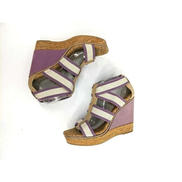 SPLENDID Sandals Strapy Cork Wedge Platform - Picture 5 of 11